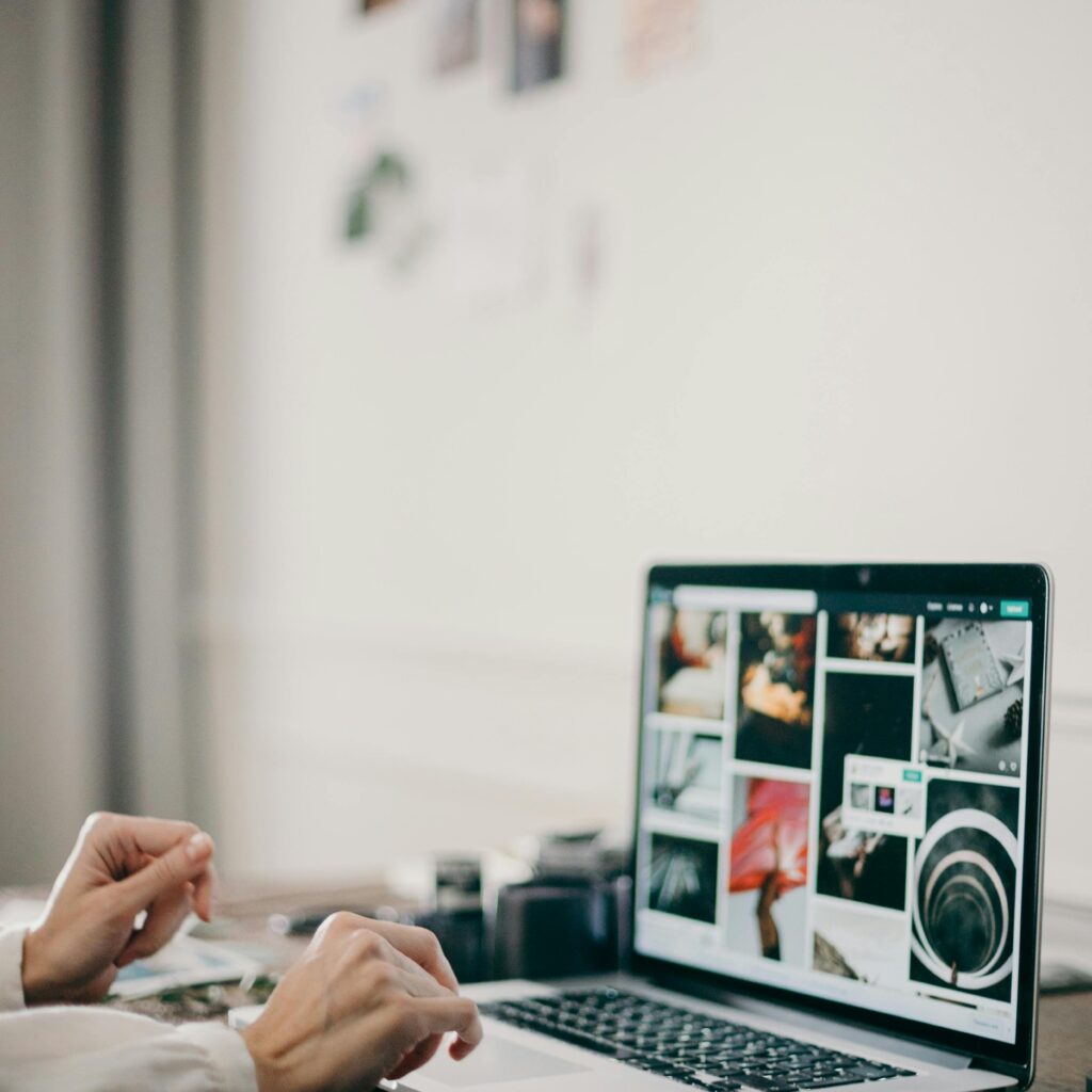 Content creator filming a social media video for engagement